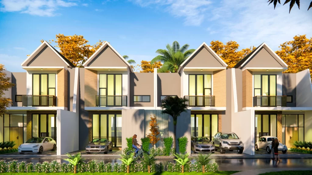 Desain 3D Villa Houston