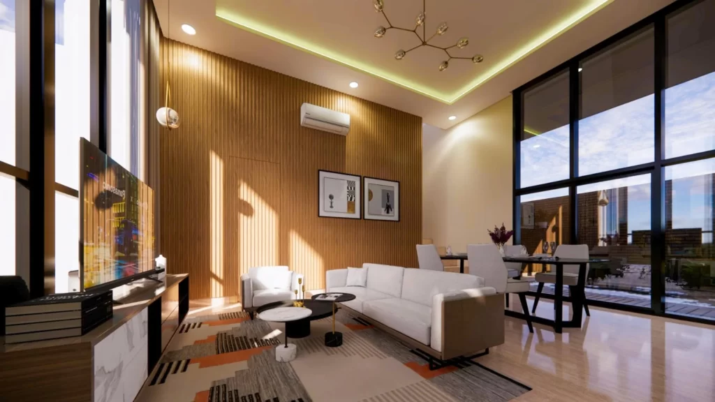 Living Room Villa Houston